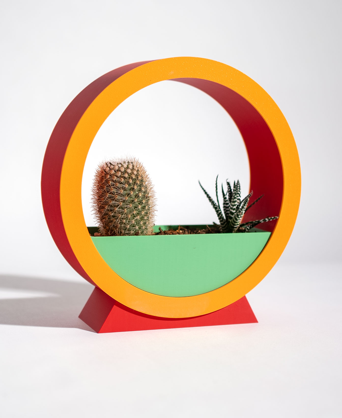 Circle planter tabletop